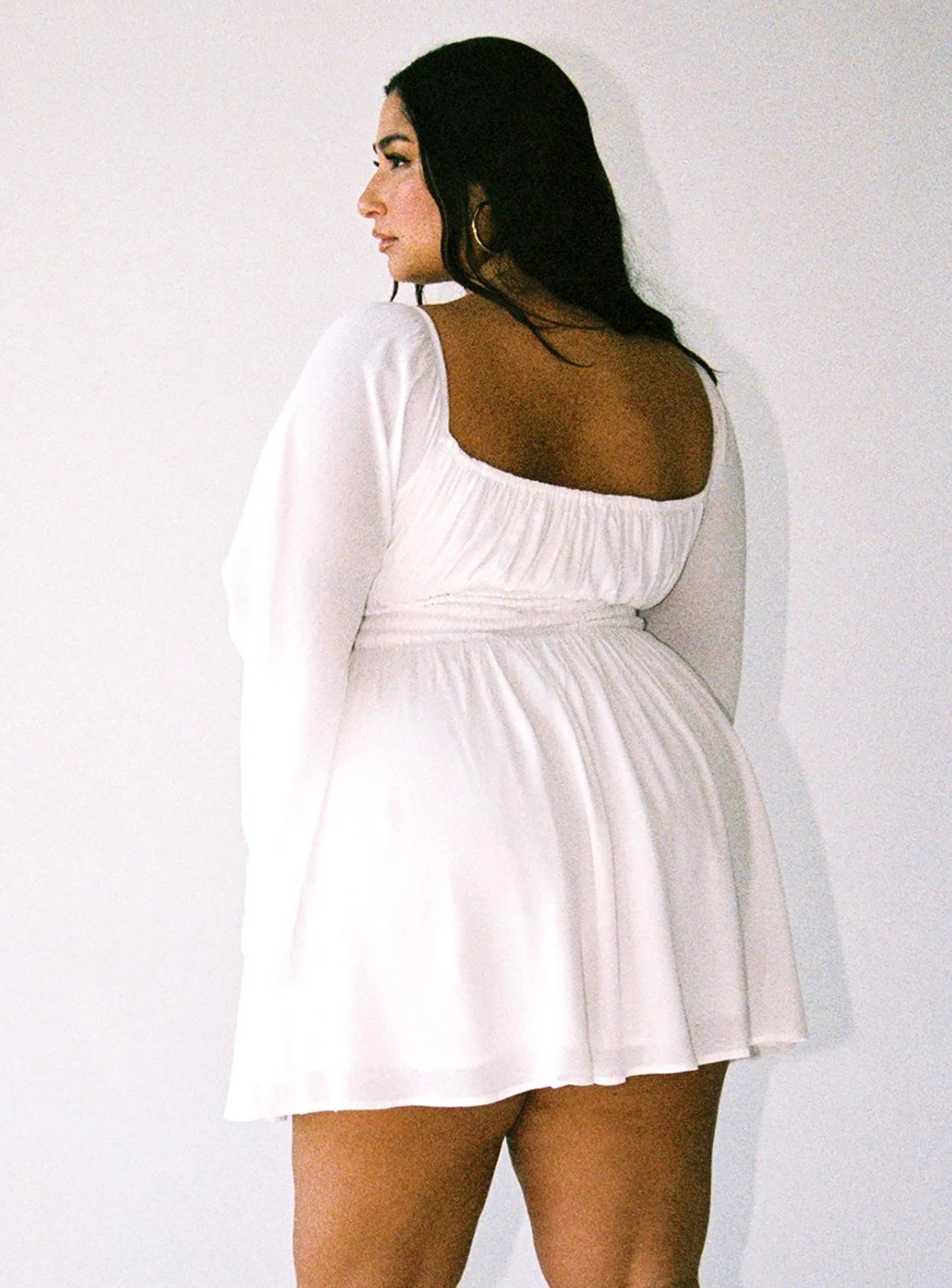 Halle Mini Dress White Curve
